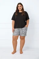 Piżamy damskie - Piżama damska krótki rękaw, krótkie spodnie Savanna - Italian Fashion - miniaturka - grafika 1
