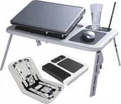 Podkładki chłodzące pod laptopa - Podstawka chłodząca Tech-Led STOLIK PODSTAWKA CHŁODZĄCA POD LAPTOPA SKŁADANY - miniaturka - grafika 1