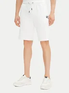 Spodenki damskie - KARL LAGERFELD Szorty sportowe 705014 552900 Biały Regular Fit - miniaturka - grafika 1