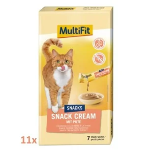 MultiFit Snack Cream 11x7 sztuka Indyk - Przysmaki dla psów - miniaturka - grafika 1