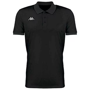 Kappa Kappa Faedis koszulka polo tenisowa, męska, czarna, 6Y 304TPM0_913_6Y - Koszulki męskie - miniaturka - grafika 1