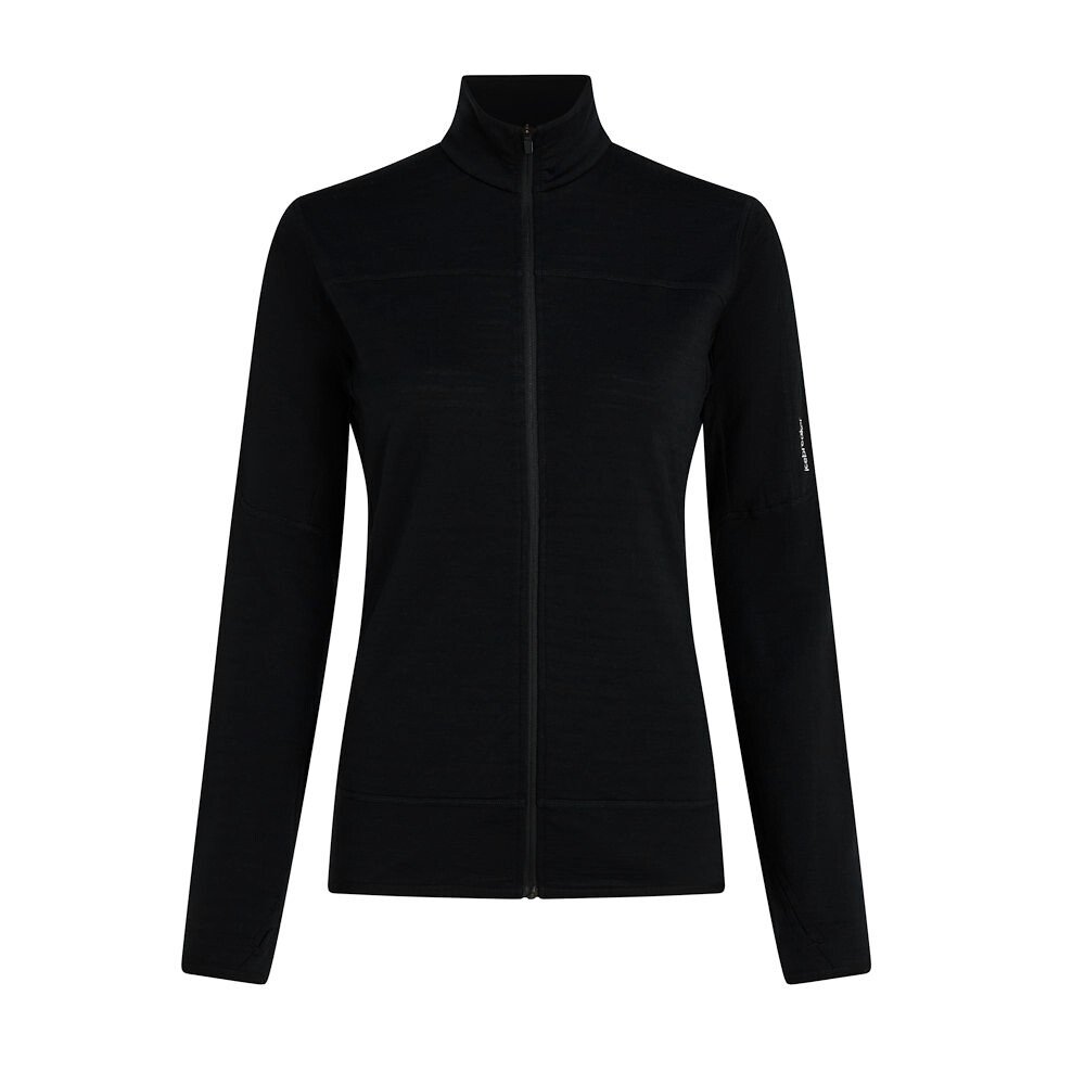 Bluza damska Icebreaker Merino 300 RealFleece Descender LS Zip Black L
