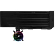Tuning komputera - akcesoria - Lian Li GA II Hydroshift II LCD-C 360N Obudowa komputera Radiator Czarny - miniaturka - grafika 1