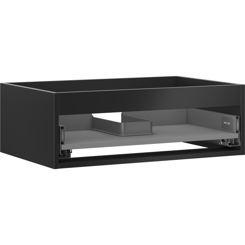 Mexen Box-A korpus szafki podumywalkowej 70 cm, 1 szuflada, czarny mat - 91AX0-0700-235-1-71