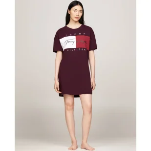 Tommy Hilfiger Koszula nocna | Loose fit - Piżamy damskie - miniaturka - grafika 1