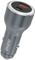 Ładowarki samochodowe - Ładowarka samochodowa USB-A USB-C PD QC LED 120W - szary Ładowarka samochodowa USB-A USB-C PD QC LED 120W - szary - miniaturka - grafika 1