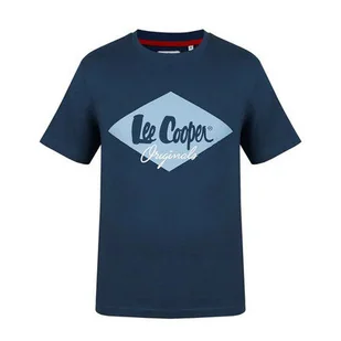Lee Cooper koszulka męska niebieska Logo, Rozmiar XXL - Koszulki męskie - miniaturka - grafika 1