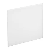 Kratki wentylacyjne - Front do kratki wentylacyjnej TRAX 125 mm biały szkło EQUATION 5901171280626 - miniaturka - grafika 1