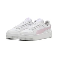 Buty trekkingowe damskie - Sneakersy damskie Carina Street PUMA White Rose Mauve Feather Gray Pink - miniaturka - grafika 1