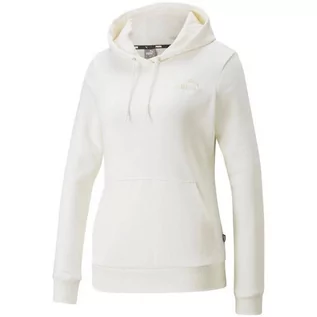 Bluzy damskie - Bluza Damska Puma Ess+ Embroidery Hoodie Tr Biała 848332 99-Xs - grafika 1