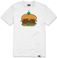 Koszulki męskie - t-shirt ETNIES ETNIES BURGER TEE WHITE - miniaturka - grafika 1