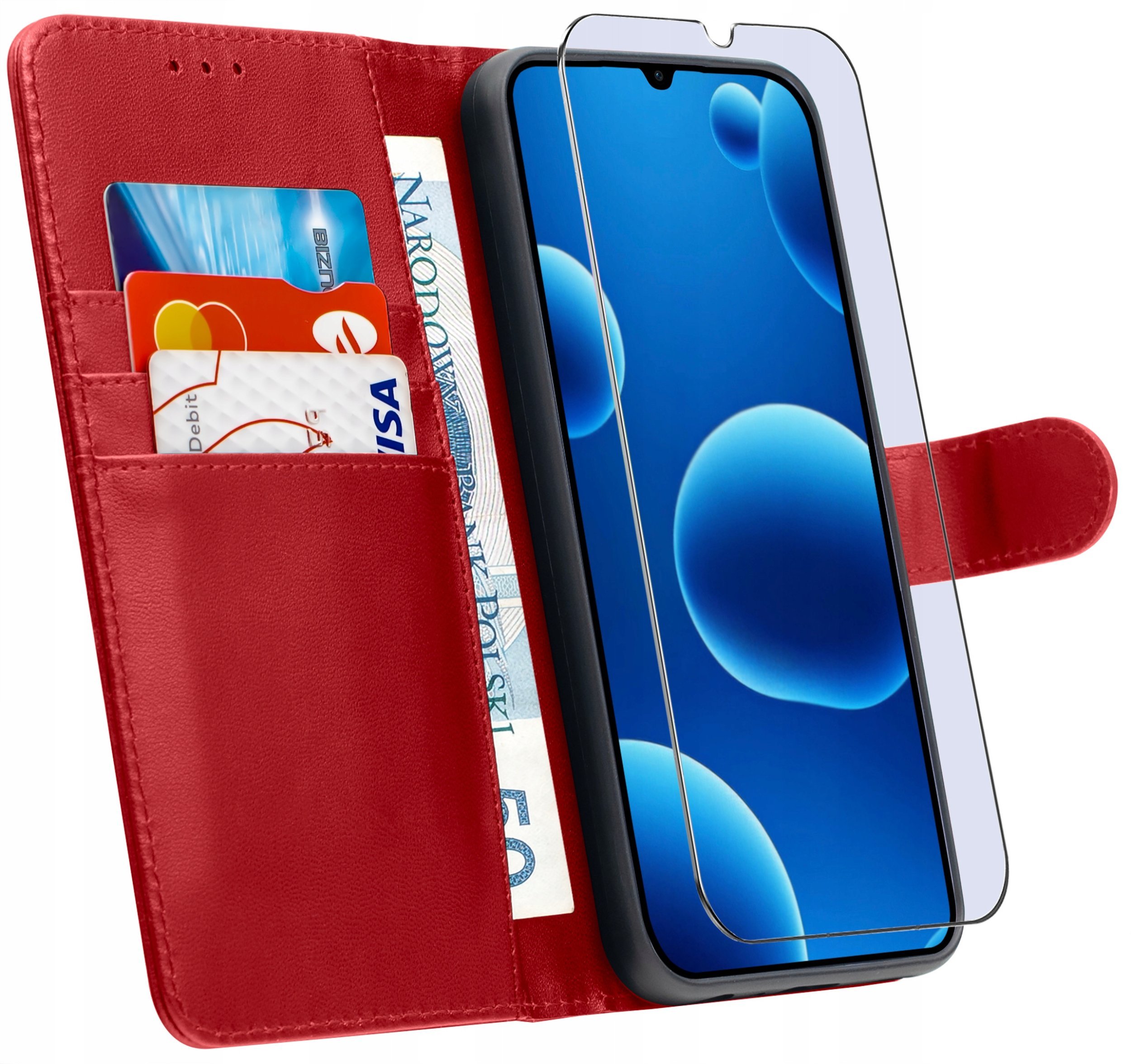 ETUI do Samsung A26 5G SKÓRZANE PORTFEL BOOK TOKRA CLASSIC + SZKŁO