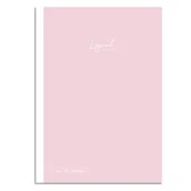 Notesy i bloczki - Nakabayashi Notatnik z naklejkami B5 linia 7mm różowy - miniaturka - grafika 1