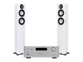 Zestawy stereo - Rotel RA-1572 MK II (srebrny) + Carina FS247 (biały) - miniaturka - grafika 1