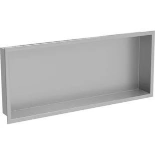 Mexen X-Wall-R półka wnękowa z kołnierzem 75 x 30 cm, inox - Półki łazienkowe - miniaturka - grafika 1