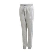 Spodnie i spodenki dla dziewczynek - Adidas Essentials 3-Stripes GD2705 - szare - miniaturka - grafika 1