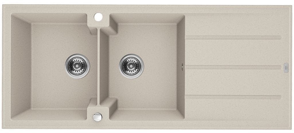 LAVEO Canaria - zlewozmywak 2-komorowy z ociekaczem