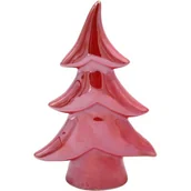 Ozdoby bożonarodzeniowe - CHOINKA DEKORACYJNA CZERWONA 8,5x3,5x12,5CM - miniaturka - grafika 1