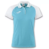 Tenis ziemny - Koszulka do tenisa z krótkim rękawem dziecięca Joma POLO TORNEO II turquise - miniaturka - grafika 1