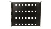 Akcesoria do szaf serwerowych - Sabaj-System Półka stała do szaf rack 10" 1Ux190mm RAL9005 czarna 10-0006C 10-0006C - miniaturka - grafika 1