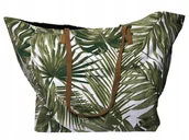 Torebki damskie - Duża Elegancka Damska Torba Plażowa Na Ramię PIECES Canvas Indie zatrzask - miniaturka - grafika 1