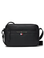 Nerki - Tommy Hilfiger Saszetka Essential Pu Ew Reporter AM0AM12093 Czarny - miniaturka - grafika 1