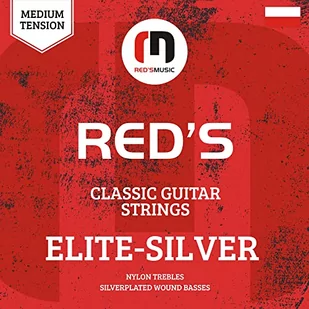 Reds Music Struny do gitary klasycznej Elite-Silver - Struny gitarowe  - miniaturka - grafika 1