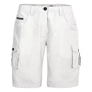 Spodnie damskie - G.I.G.A. DX Damskie spodnie Casual Bermudas/krótkie spodnie - GS 36 WMN BRMDS, białe, 48, 38201-000 - grafika 1