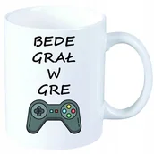 Kubki - Kubek Bede Grał w Gre na prezent + IMIĘ - miniaturka - grafika 1