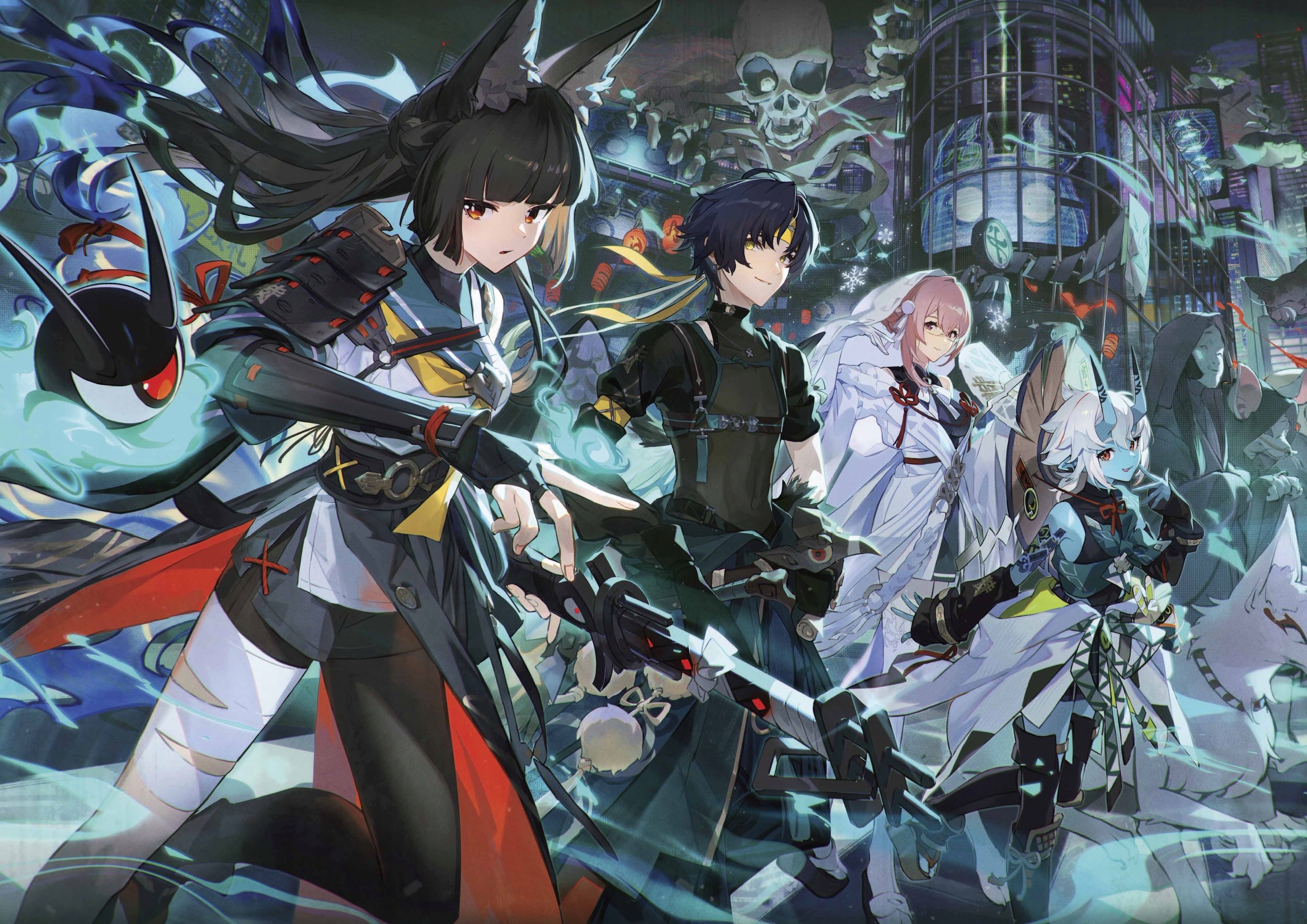 Plakat A3 Zenless Zone Zero Zzz Anime Gra Hollow Special Operations