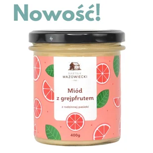 Miód z grejpfrutem / Bartnik Mazowiecki - Miód - miniaturka - grafika 1