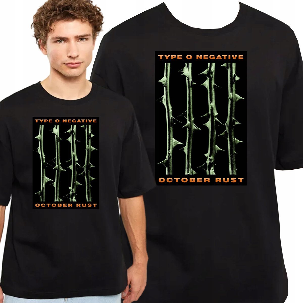Koszulka Type O Negative October Rust T-Shirt Metal Gothic L 3381 Czarna