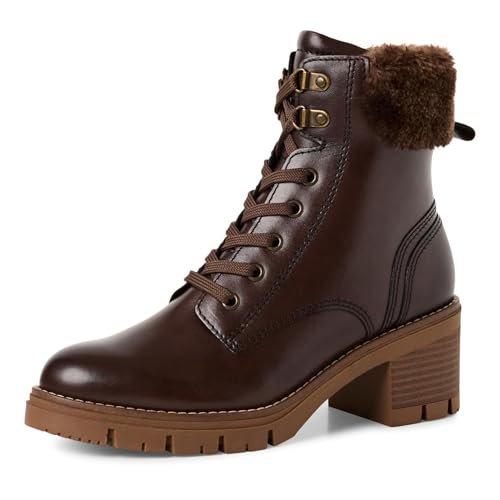 Marco Tozzi Damskie 2-26230-45 modne kozaki, Mocca Comb, 36 EU, Mocca Comb, 36 EU