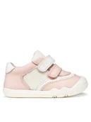 Buty dla dziewczynek - Geox Sneakersy B Steppieup Girl B6563A 08514 C8W1Z Różowy - miniaturka - grafika 1