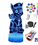 Lampy pozostałe - Lampka na biurko Psi Patrol Chase 16 LED PLEXIDO - miniaturka - grafika 1