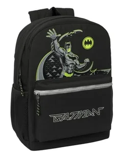 Safta BATMAN GAME OVER - Plecak szkolny, dostosowany do samochodu, idealny dla dzieci w różnym wieku, wygodny i wszechstronny, jakość i wytrzymałość, 32 x 14 x 43 cm, Czarny (Black), M, Casual - Plecaki szkolne i tornistry - miniaturka - grafika 1