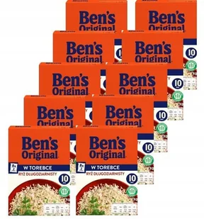 ﻿Uncle Ben's Ryż długoziarnisty w torebkach 10x 1kg - Ryż - miniaturka - grafika 1