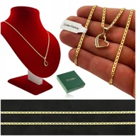 Biżuteria dla dzieci - ZŁOTY NASZYJNIK SERDUSZKO 925 PREZENT DLA DZIEWCZYNKI NA URODZINY, ROCZEK - miniaturka - grafika 1