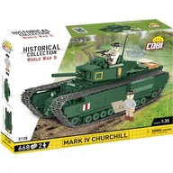 Klocki - Klocki plastikowe COBI Historical Collection World War II Mark IV Churchill COBI-3128 - miniaturka - grafika 1