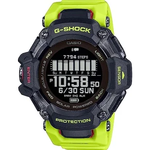 Zegarek Zegarek Casio G-Shock G-SQUAD GBD-H2000 Żółty GPS Pulsometr GBD-H2000-1A9ER - Zegarki męskie - miniaturka - grafika 2