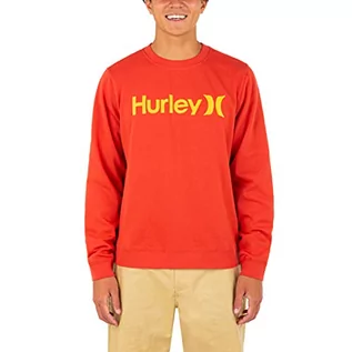Bluzy męskie - Hurley Męska bluza M One and Only letnia Crew Martian Wschód słońca XXL MFT0009760 - grafika 1