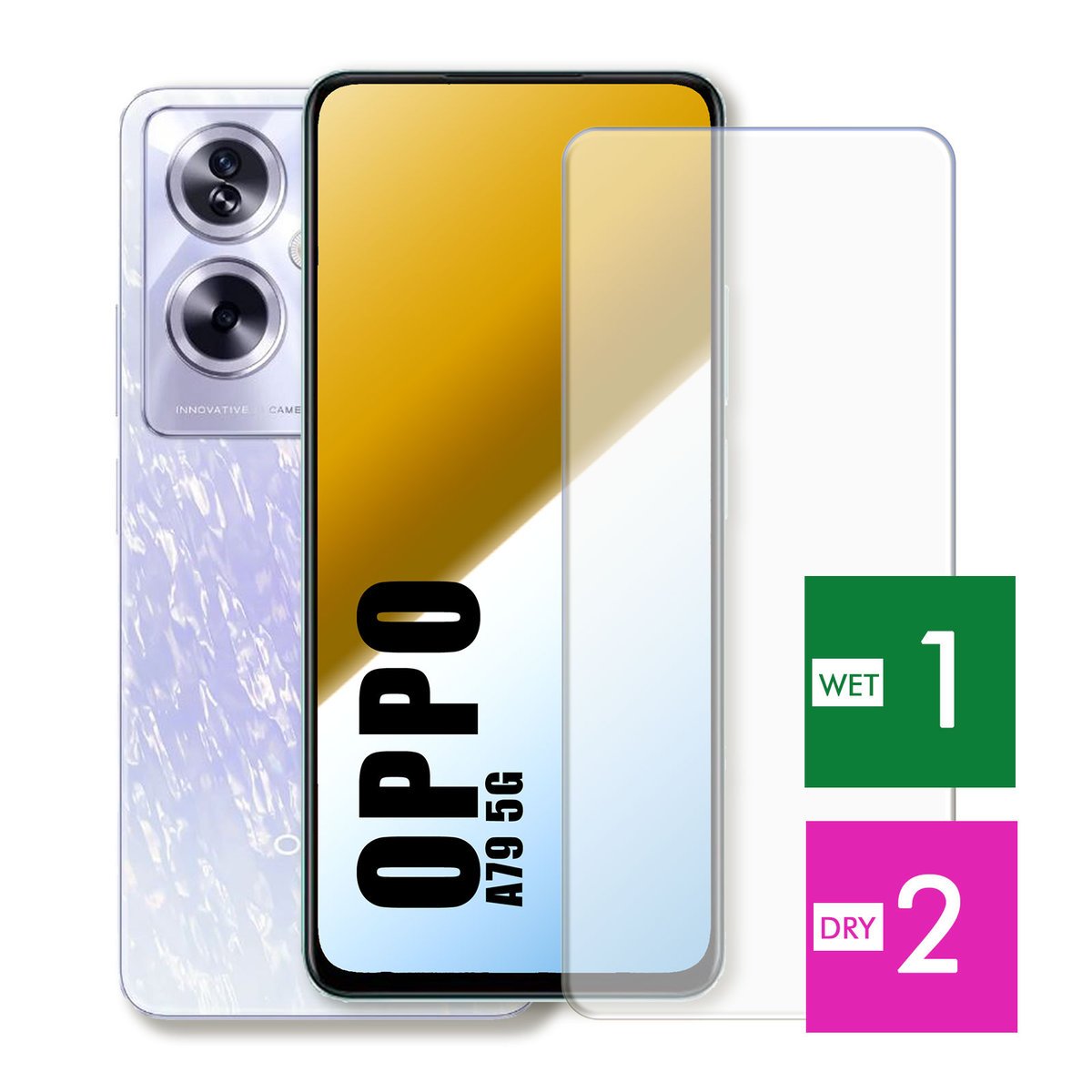 WZMOCNIONE SZKŁO DO OPPO A79 5G SZYBKA HARTOWANE 9H JAKOŚĆ