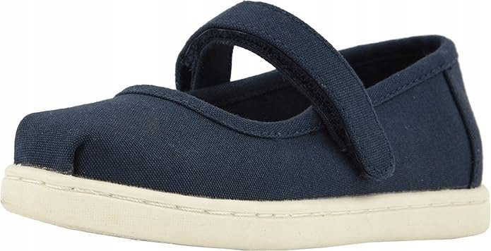 TOMS GRANATOWE TRAMPKI DZIECIĘCE Z PASKIEM NA RZEP 18,5 6AA