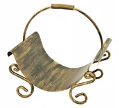 Akcesoria kominkowe - Kapelańczyk Kosz na drewno, Kolor: Biały KA_227 - miniaturka - grafika 1