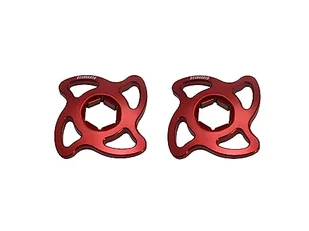 Para wstępnie obciążonych tulejek regulacyjnych Czerwone z wewnętrznym sześciokątem 22 mm dla Aprilia Rsv1000 R od 2000 do 2003 (CC 1000) - Części motocyklowe - miniaturka - grafika 1