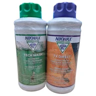 Środki do obuwia i ubrań - Impregnacja Nikwax Zestaw Tech Wash a TX.Direct (1000 + 1000ml) - miniaturka - grafika 1