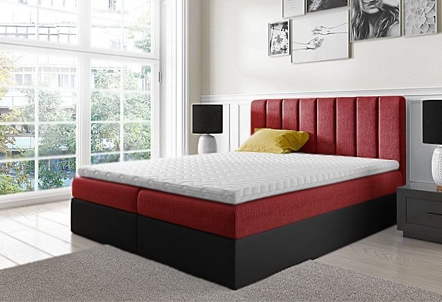 Elior Łóżko kontynentalne Passio 2X 120x200 - 44 kolory