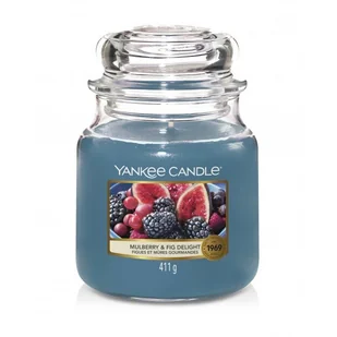 Yankee Candle Mulberry & Fig Delight słoik średni (YSSMFD) - Świece - miniaturka - grafika 3