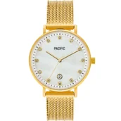 Zegarki damskie - Złoty damski zegarek PACIFIC X6090-02 - miniaturka - grafika 1