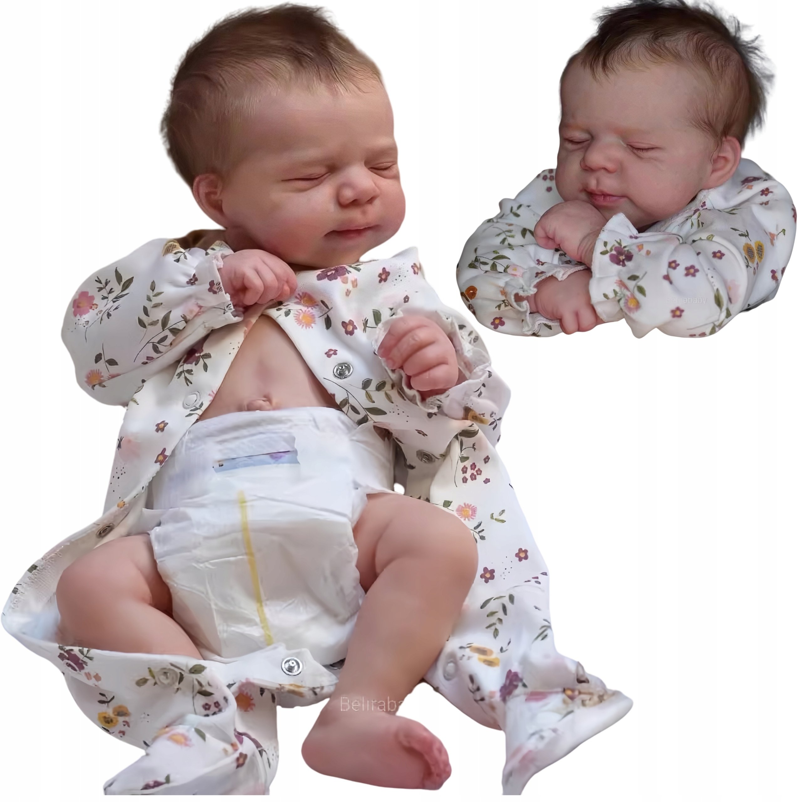 Lalka Jak Żywa Bobas 49cm Symulacja Full Glue Reborn Doll Baby Companion